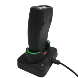 Portable Mini BT Barcode Scanner with Display QR Code Reader for IOS Android Barcode Scanner, Smart Phone