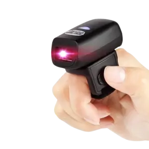 Portable Wireless 1D 2D Barcode Scanner Handfree Wearable Ring Watch   USB Interface OEM ODM