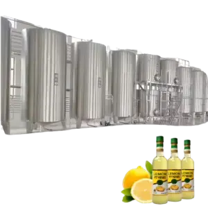 Automatic Lemon Vinegar Production Line Fruit Wine Vinegar Making Machine mango Wine Processing Plant