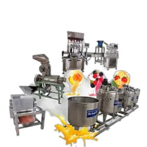 Mango Lemon Tangerine Juice Concentrate Making and Bottling Processing Machine
