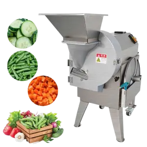 Bigger Capacity Lemon Dicing Machine Pineapple Cube Cutting Machine Vegetable Slicing Machine Vegetable Slice Cutter