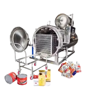 Water Spray Steam Retort Autoclave Sterilizer for Baby Food