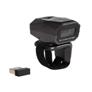 BlueTooth Portable Wearable QR Barcode Reader Wireless Ring Finger Barcode Scanner