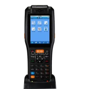 Android Portable Industrial Rugged Pda Wireless Terminal Smart Phone Barcode Scanner Built in Printer