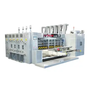 4 Colors Flexo Printer Corrugated Packaging Machine