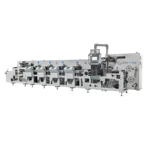 RTRY-350 Automatic 8 Color Flexo Label Printing Press Machine
