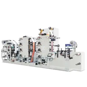 Automatic Stack Flexographic Printing Machine 2 4 8 Colors Paper Cup Printing Production Line