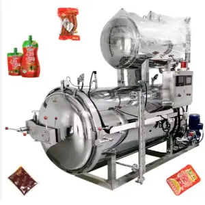 100L-1000L Industrial High Pressure Process Sterilizer Horizontal Food Sterilizer Autoclave Steam Sterilizers