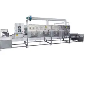 Automatic PLC Food Powder Sterilization Equipment Microwave Sterilization Machine