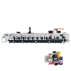 High Speed 8 Colors Flexographic Printing Machine PLC Control Flexo Printing Machine for Label Paper Film