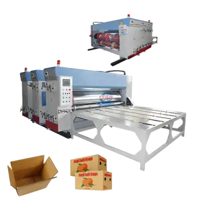 Manual One Color Flexographic Printer on Paper Board and Cardboard Box