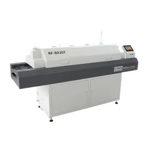 RF-B830T Reflow Soldering Machine 8 Warm Zone  Air Reflow Solders Welding Equipment Pcb Solder Reflow Oven for Smt Production