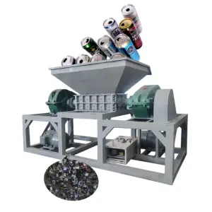 Recycling Reuse Can Crusher Metal Shredder Recycling Machine for Aluminum Cans