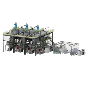 Automatic PP Nonwoven Fabric Making Machines for Making Fabrics Textile Waste Recycling Machine