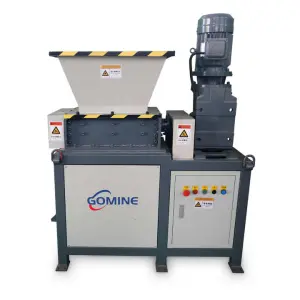 High Efficiency Fabric Shredder Machine Waste Plastic Film Woven Bag Double Shaft Mini Shredder Machine