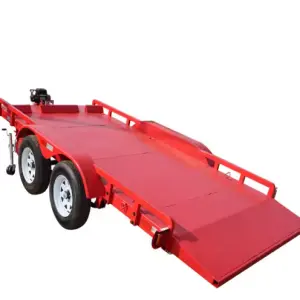 Aluminium Chassis Car Transporter Cargo Flatbed Car Trailer