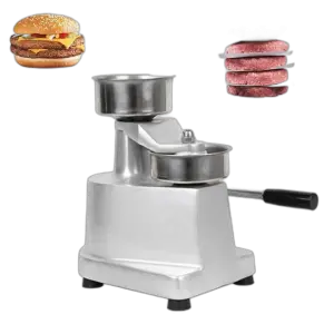 Hamburger Patty Making Machine Manual Burger Maker Beef Meatloaf Making Equipment Hamburger Patty Forming Machine