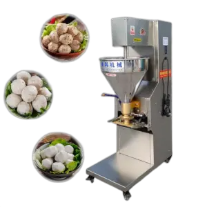 Core-wrapped Meatball Machine Fully Automatic Commercial Food Machinery Core-wrapped Tribute Ball Fish Ball Beef Ball Machine