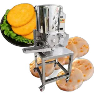 Electric Big Full Automatic Potato Beef Burger Patty Meat Cutlets Molding Forming Making Machine Chicken Nuggets Machine