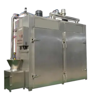Industrial Commercial Meat Smokers Large Bacon Processing Machinery Stainless Steel Meat Product Making Machines