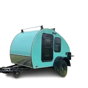 Tiny Home Rv Campers Small Travel Trailer Car House Caravan for Hiking in the Mountains