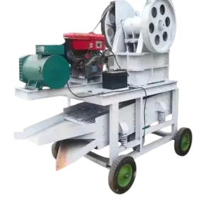 Quarry Granite Diesel Engine Version Jaw Crusher