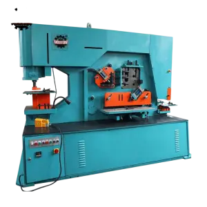 Ironwork Die Set Ironworker Punching and Shearing Machine with Electronic Back Gauge