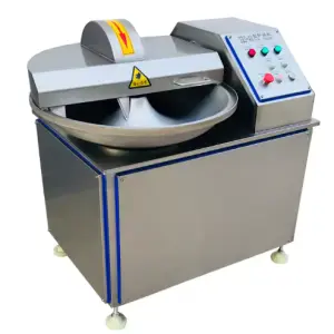 20L Stainless Steel Bowl Cutter Meat Bowl Cutter Vacuum Meat Bowl Cutter for Sausage Meat Making Machine