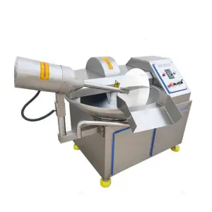 Double Speed Electric Meat Bowl Cutter Vacuum Vegetable Bowl Chopper Cutter Machine