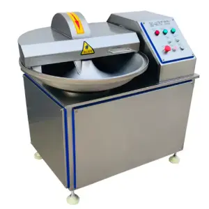 QD Industrial Automatic Sausage Meat and Meatball Stuffing Bowl Cutter for Meat Processing