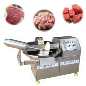 Sus304 20l 40l 80l 125l  Automatic Meat Bowl Cutter Bowl Chopper for Sausage Making Meat Bowl Cuttin
