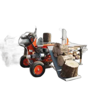 28 Ton Hydraulic Log Splitter Wood Log Splitting Machine Timber Cutting Equipment For Forestry Machinery