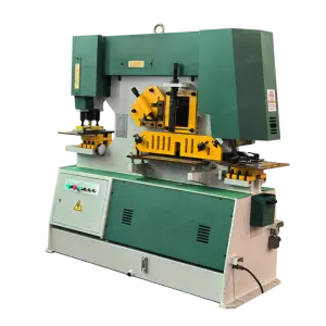 Q35Y-20 Hydraulic Ironworker 90T 100T Hydraulic Combined Punching and Shearing Machine Power Press
