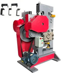 TQ12 Series Mini Hydraulic Universal Steel Iron Aluminum Plate Ironworker Aluminum Punching and Shearing Machine