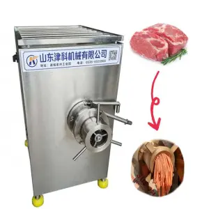 Commercial  Type 200 Stainless Steel Industrial Frozen Meat Grinder Meat Mincer Machine