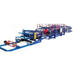 Z-Lock Rock Wool Sandwich Board Making Machine EPS Panel Roll Forming Machine