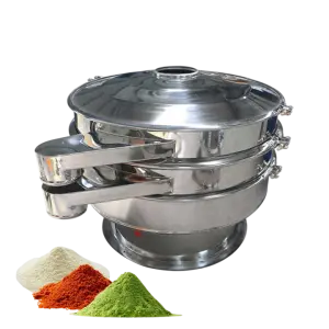 Food Stainless Steel Grading Rotary Vibrating Sieve Circular Vibrating Screen