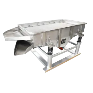Discharge Vibrating Screen straight Line Vibro Sifter for Particle Board