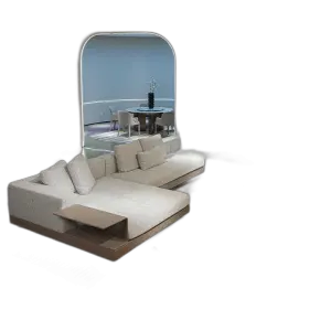 High End Italian Modern Leather Modular Sectional Villa 11 Seater Oversize Huge Big Couch Sofa Set L Shaped Corner Sofa Couch