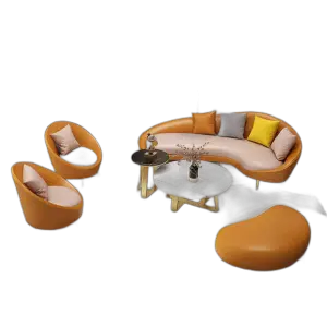 Modern Living Room Sofas Size Nordic Sofa Set Furniture Simple Leather Sofa for Modern Shops