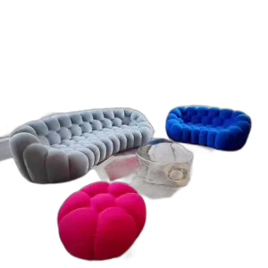 Luxury Hotel Lobby Sofa Chair Modern Design Leisure Reclining Chair Lazy Sofa Compressed Sectional Bubble Sofa
