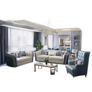 Italian Luxury Designed 1/2/3 Seaters Corner Couch Modern Living Room Leather Sofa Set Wood Legs 10 Year Guarantee for Apartment