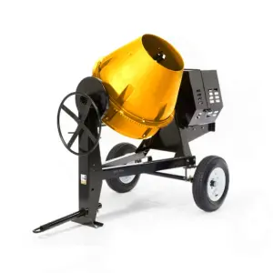 Portable 450L Cement Mortar 500 Mixer Lift Hooper Small Scale Construction Diesel Powered Core Components Include Pump Motor