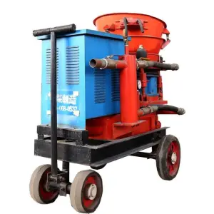 Dry and Wet Type Electric Diesel Trailer Concrete Aliva Gunite Shotcrete Spray Mortar Machine