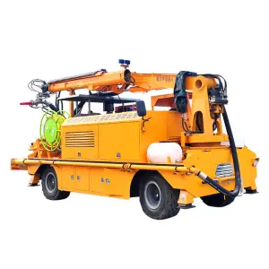 Tunnel construction usage 30 Cubic Meters Shotcrete Robotic wet concrete spray shotcrete machine