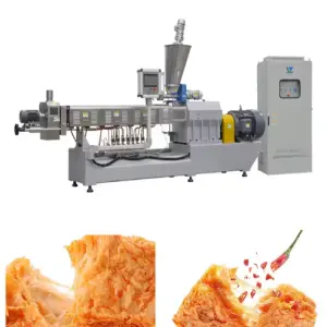 Automatic High Performance Food Twin Screw Extruder Soya Meat Analogues Machine