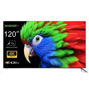 4K UHD Flat Smart LED TV 75 80 85 100 120 Inch UHDTV with LED Backlight for Hotels
