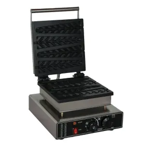 220V Commercial Lolly Waffle Stick Maker Christmas Tree-Shaped Egg Muffin Waffle Machine