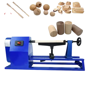 Small Type Practical  and Efficiency Adjustable Speed Wood Lathe Machine 370w for DIY Woodworking