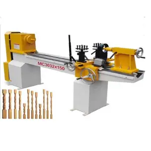 MC3032 Woodworking Table Chair Legs Semi Automatic Wood Turning Copy Lathe Machine